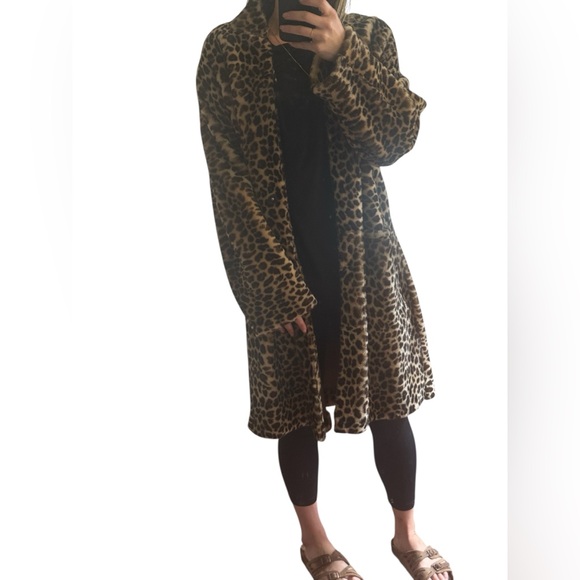 Furling by Giani | 100% Lambskin Leopard Print Coat | Size 42 | Made in Italy - Picture 14 of 16